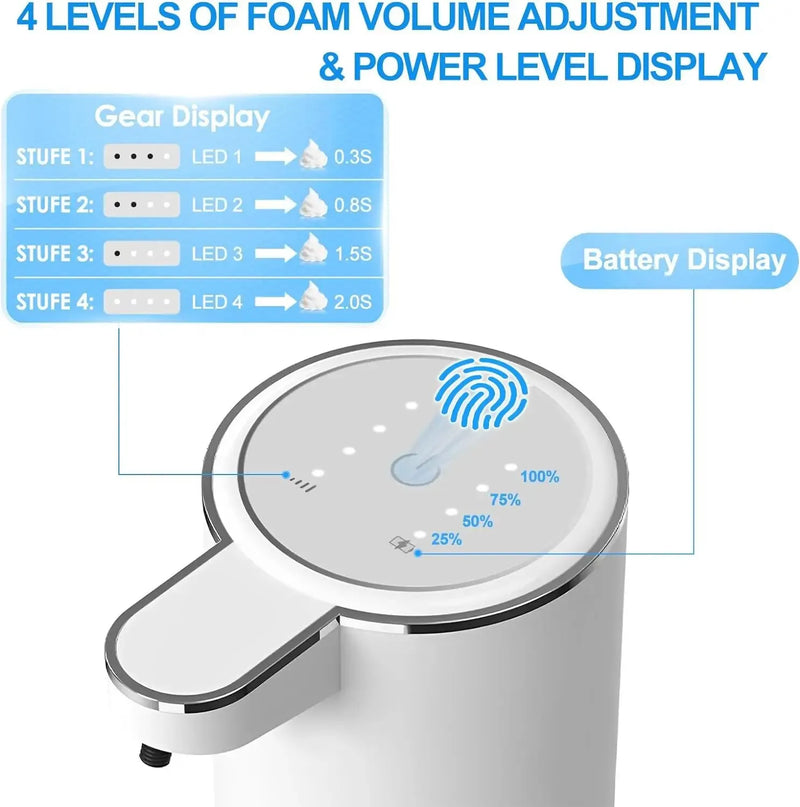 Dispensador de sabão automático touchless 380ml